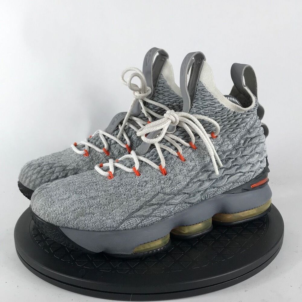 Nike LeBron 15 XV Gray Basketball Shoes 922811-080 Women’s Size 8 (6.5Y)